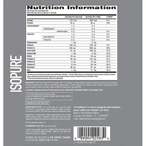 ISOPURE 2KG NUTRITION