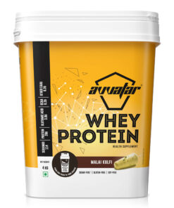avvatar whey protein 4kg malai kulfi
