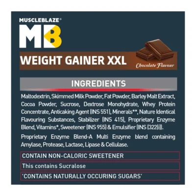 mb weight gainer 5kg flav