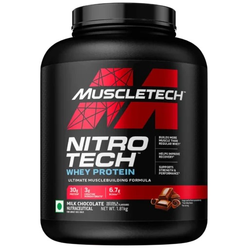 muscletech nitrotech whey 4lbs choc