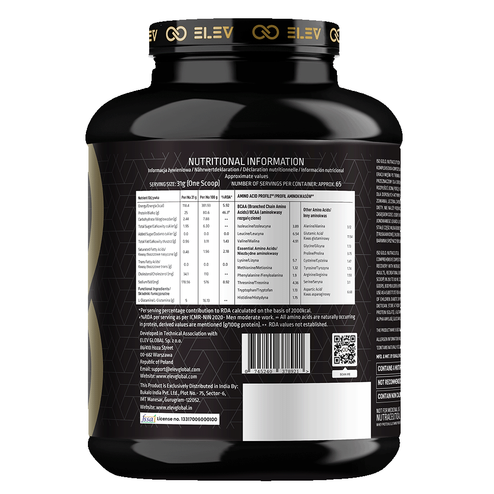ELEV ISOGOLD NUTRITION ELEV ISOGOLD NUTRITION